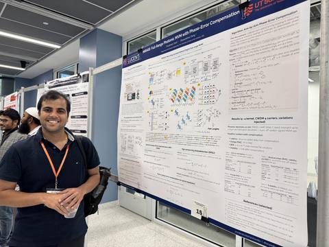LUCENT lab members presenting posters at the NSF AI Spring School